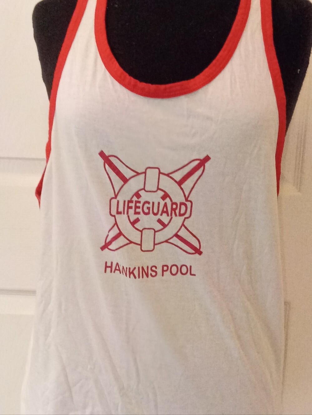 Stranger Things Lifeguard Hawkins Pool Ringer Tank